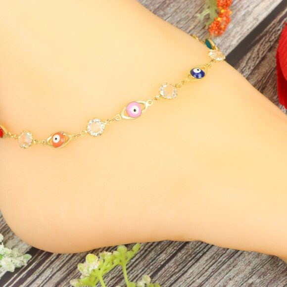 "Elegant Handmade Anklet – Delicate Jewelry for Women, MAR091535 - Picture 3 of 10